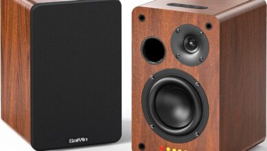 Level Up Your Space Exploring Saiyin Bluetooth Bookshelf Speakers Soundscape