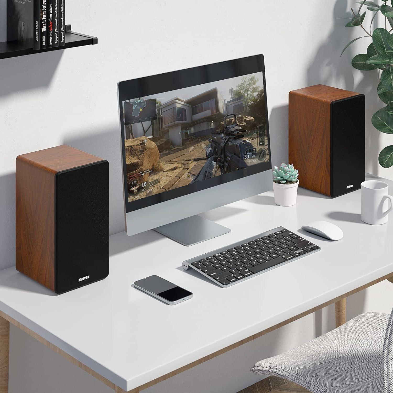 Level Up Your Space: exploring Saiyin Bluetooth⁤ Bookshelf‌ Speakers' soundscape