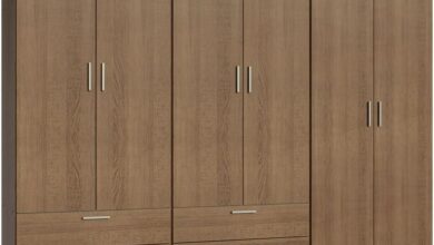 Madesa 6 Doors 4 Drawers Wardrobe Fits Your Long Garments