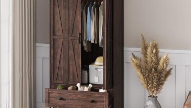 Maupvit Farmhouse Armoire How It Fits Your Space