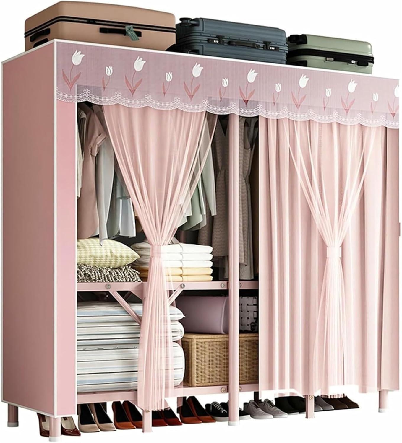 Maximize Space And Style With This Heavy Duty Portable Closet Solution