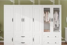 Maximizing Bedroom Space With A Sleek 6 Door Wardrobe Closet