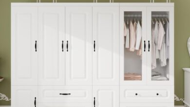 Maximizing Bedroom Space With A Sleek 6 Door Wardrobe Closet