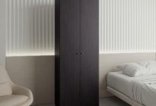 Maximizing Bedroom Space With A Sleek Black Armoire For Seamless Storage