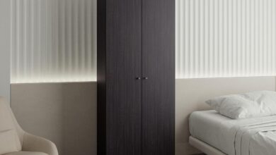 Maximizing Bedroom Space With A Sleek Black Armoire For Seamless Storage