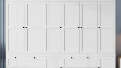 Maximizing Bedroom Space With The 6 Door Modular Wardrobe Closet