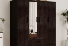Maximizing Bedroom Storage And Style With A 4 Door Armoire Wardrobe