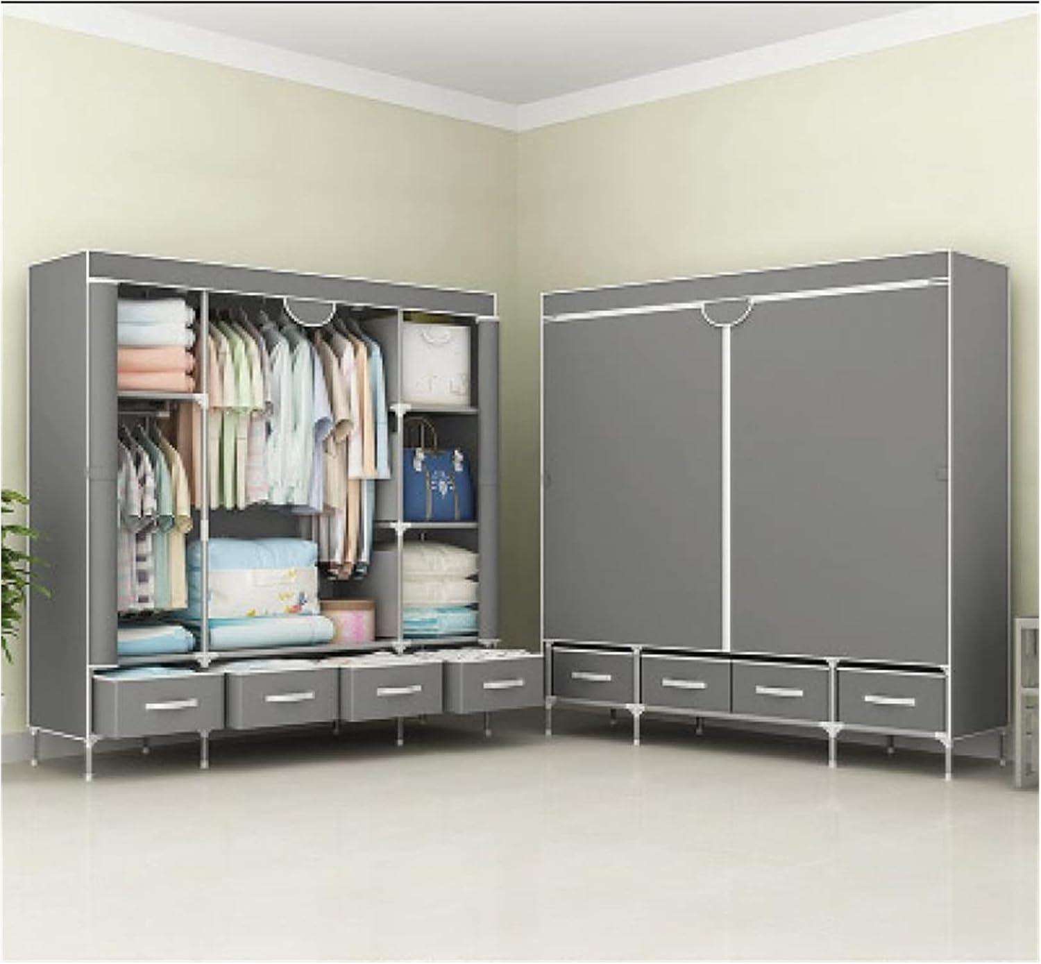 Maximizing Bedroom Storage With A Portable Waterproof Fabric Wardrobe