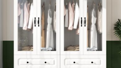 Maximizing Bedroom Storage With A Sleek Modern White Armoire