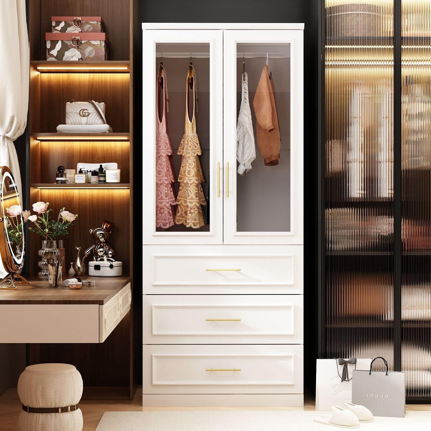 Maximizing Bedroom Storage with the FAMAPY 2-Door Wardrobe & Drawers