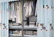Maximizing Bedroom Storage With The Oxford Metal Iron Clothes Wardrobe