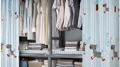 Maximizing Bedroom Storage With The Oxford Metal Iron Clothes Wardrobe