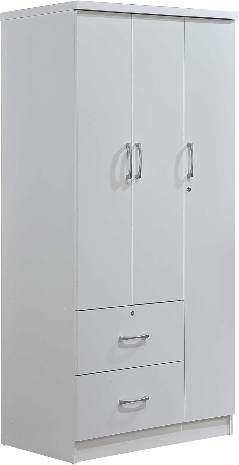 Maximizing Bedroom Storage With The Sleek Hodedah 3 Door Armoire