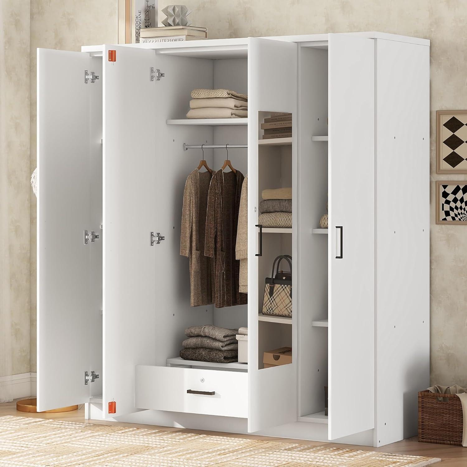 Maximizing Bedroom Style And Storage With A Modern 4 Door Wardrobe