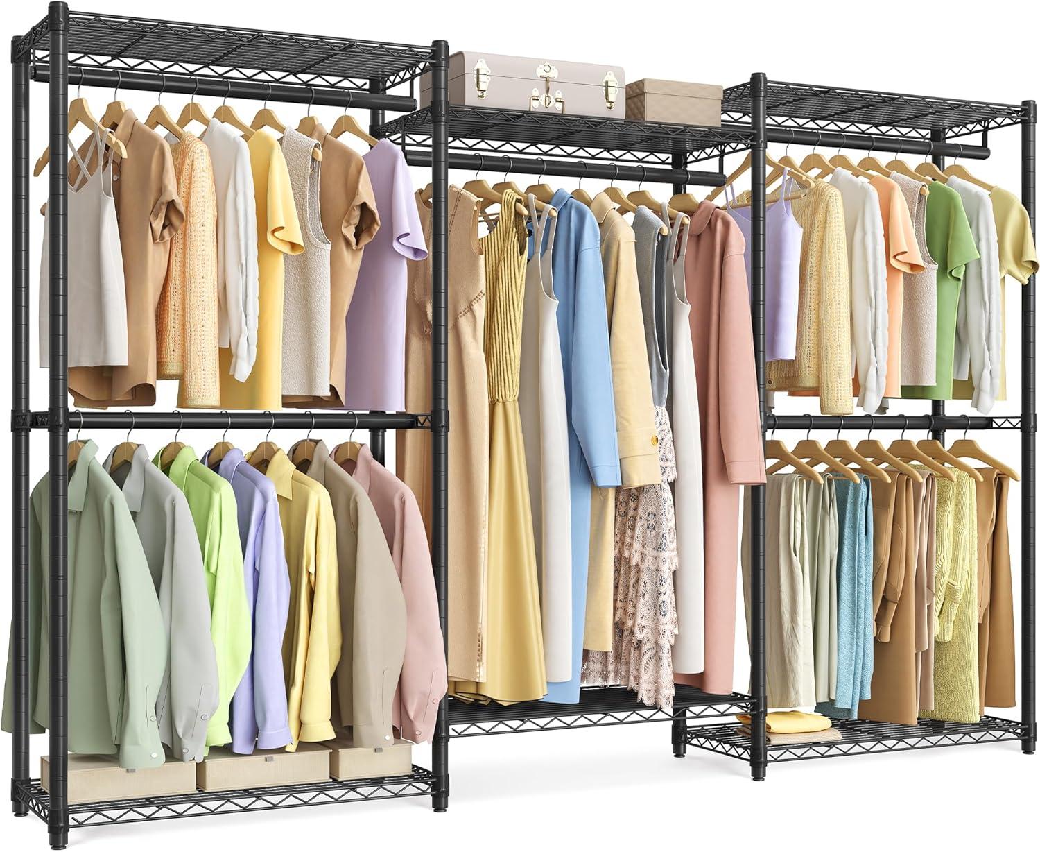 Maximizing Closet Space With Songmics Heavy Duty Adjustable Clothes Rack