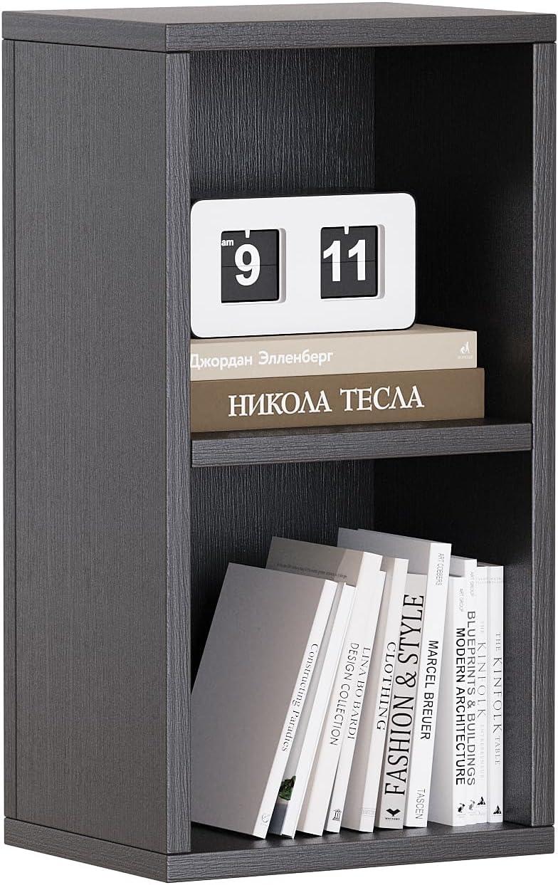 Maximizing Small Spaces With A Sleek 2 Tier Wooden Bookshelf