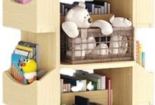 Maximizing Small Spaces With A Stylish 360 Rotating Bookshelf