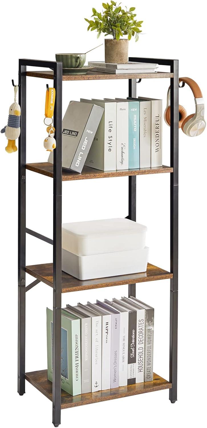 Maximizing Small Spaces With A Stylish 4 Tier Ladder Bookshelf