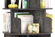 Maximizing Small Spaces With The Aheaplus 360 Rotating Bookshelf Tower