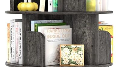 Maximizing Small Spaces With The Aheaplus 360 Rotating Bookshelf Tower
