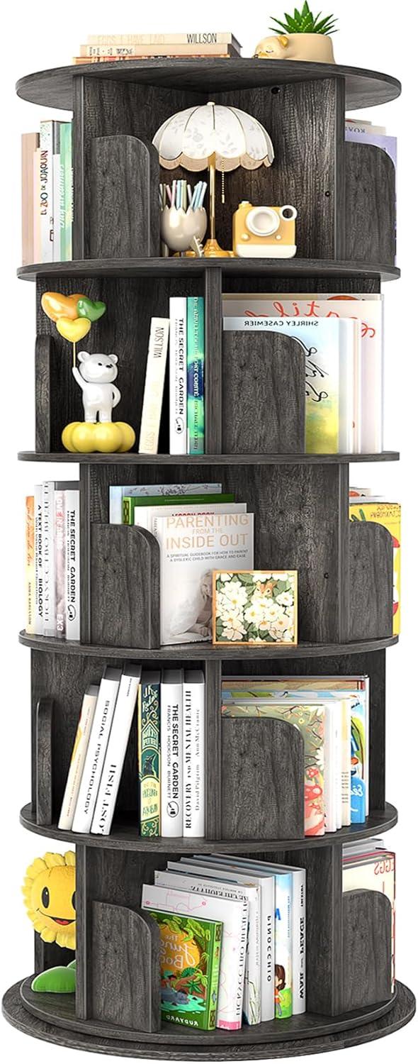 Maximizing Small Spaces With The Aheaplus 360 Rotating Bookshelf Tower