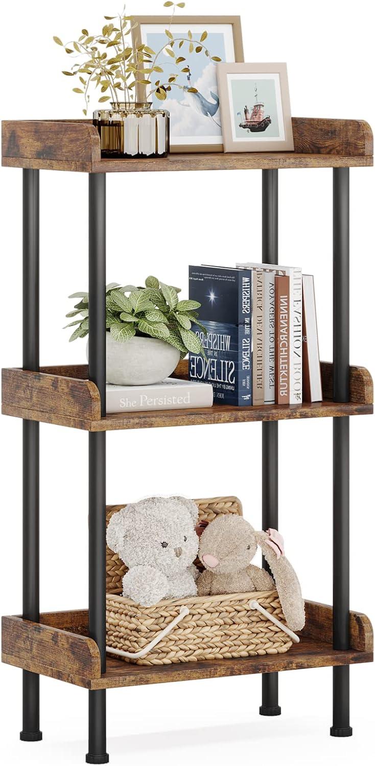 Maximizing Small Spaces With The Hosfais 3 Tier Industrial Bookshelf