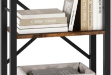 Maximizing Small Spaces With The Tajsoon 3 Tier Industrial Ladder Shelf