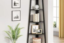 Maximizing Small Spaces With The Tribesigns 5 Tier Corner Bookshelf
