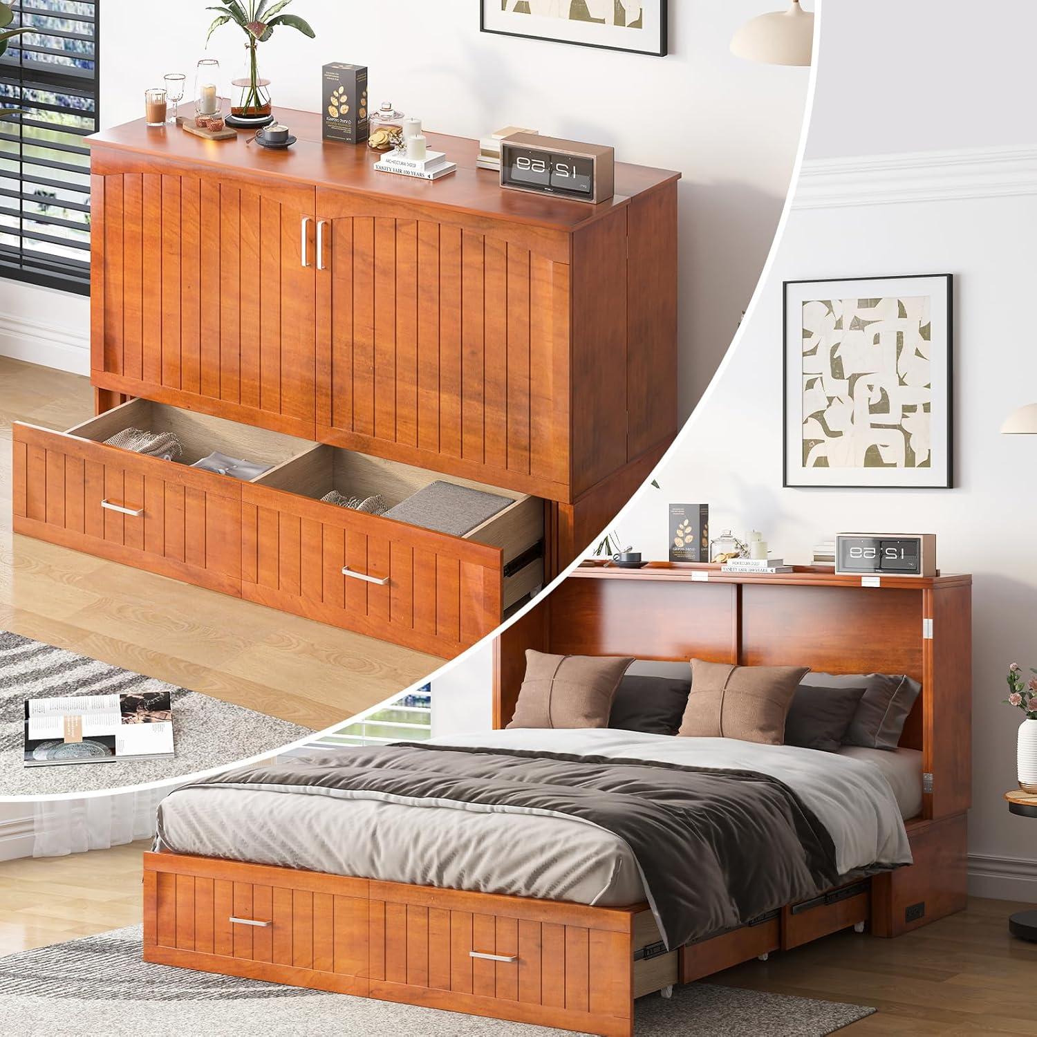 Maximizing Space And Comfort With The Mjkone Queen Murphy Bed
