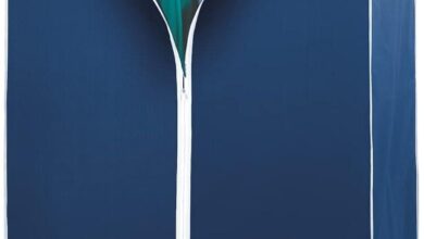 Maximizing Space And Freshness Exploring The Wenko Blue Wardrobe Air