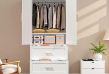 Maximizing Space And Style Our Take On A Sleek Metal Wardrobe Closet