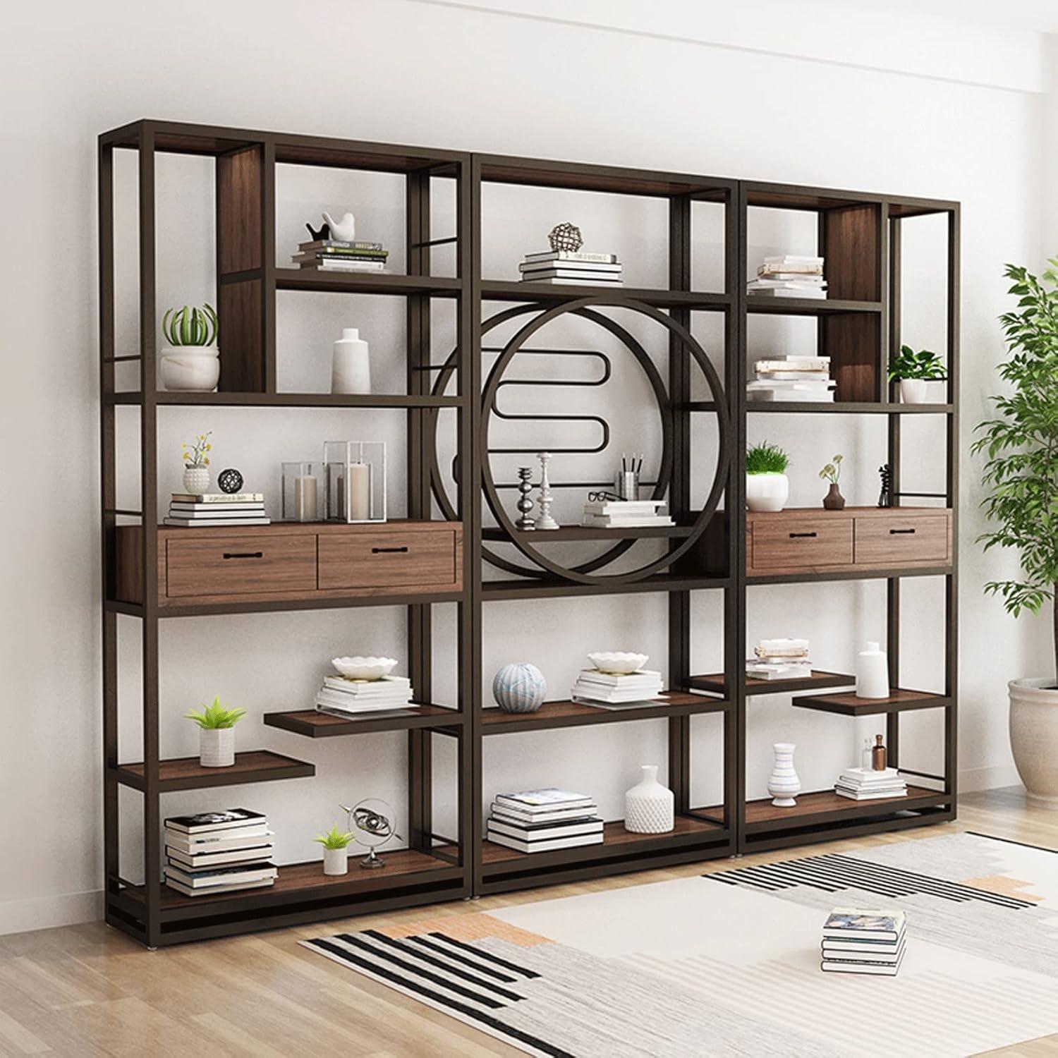 maximizing Space and Style: Our Take on the HIHELO 120cm Iron & Wood Bookshelf
