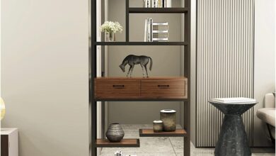 Maximizing Space And Style Our Take On The Hihelo 120cm Iron Wood Bookshelf