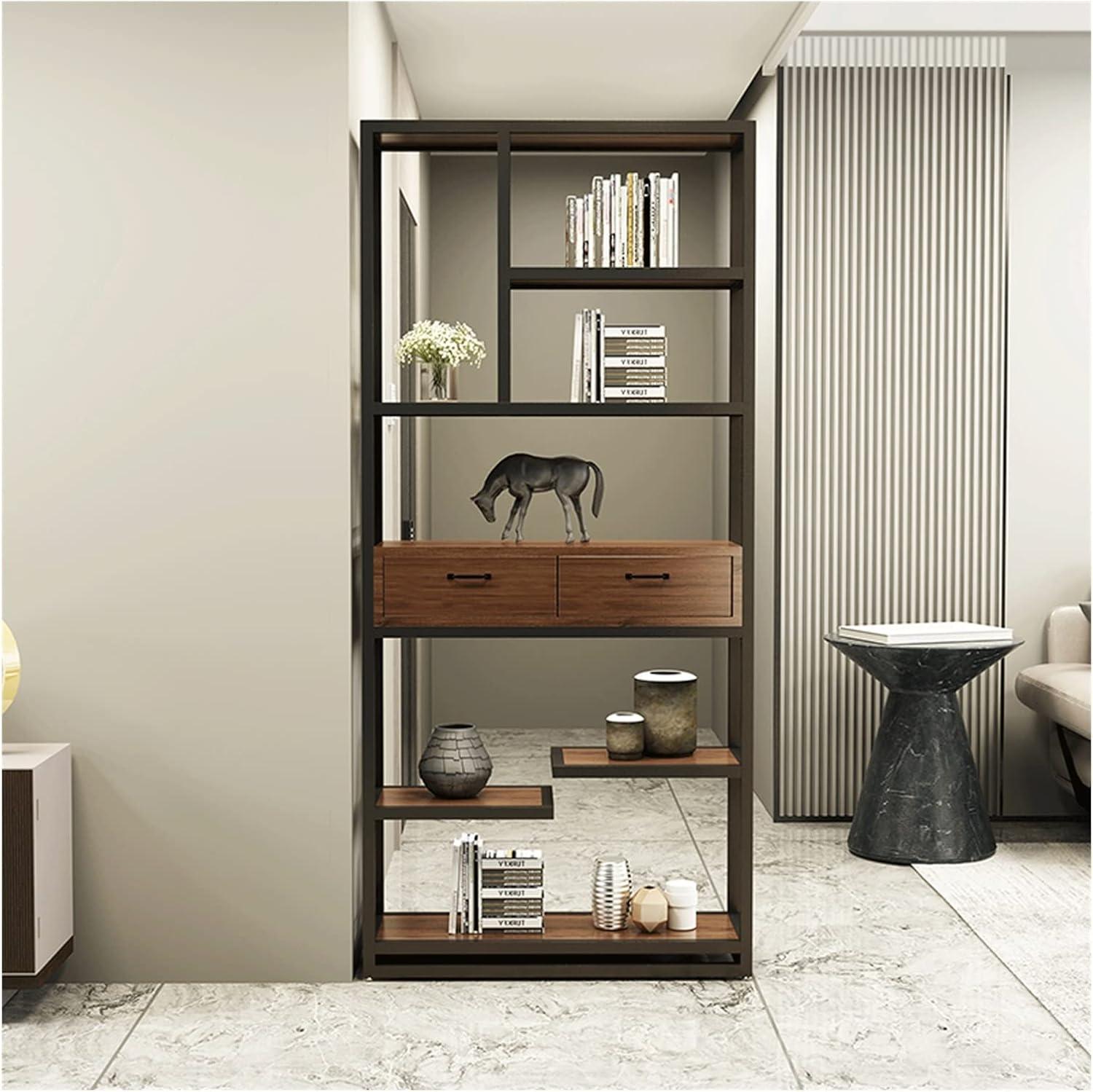 Maximizing Space and Style: Our Take on the HIHELO 120cm Iron & Wood Bookshelf