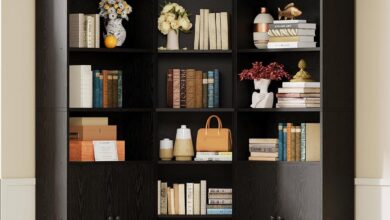 Maximizing Space And Style With A 7 Tier Ironck Corner Bookshelf