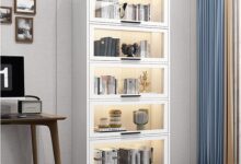 Maximizing Space And Style With A Modern Dust Proof Bookshelf Rack