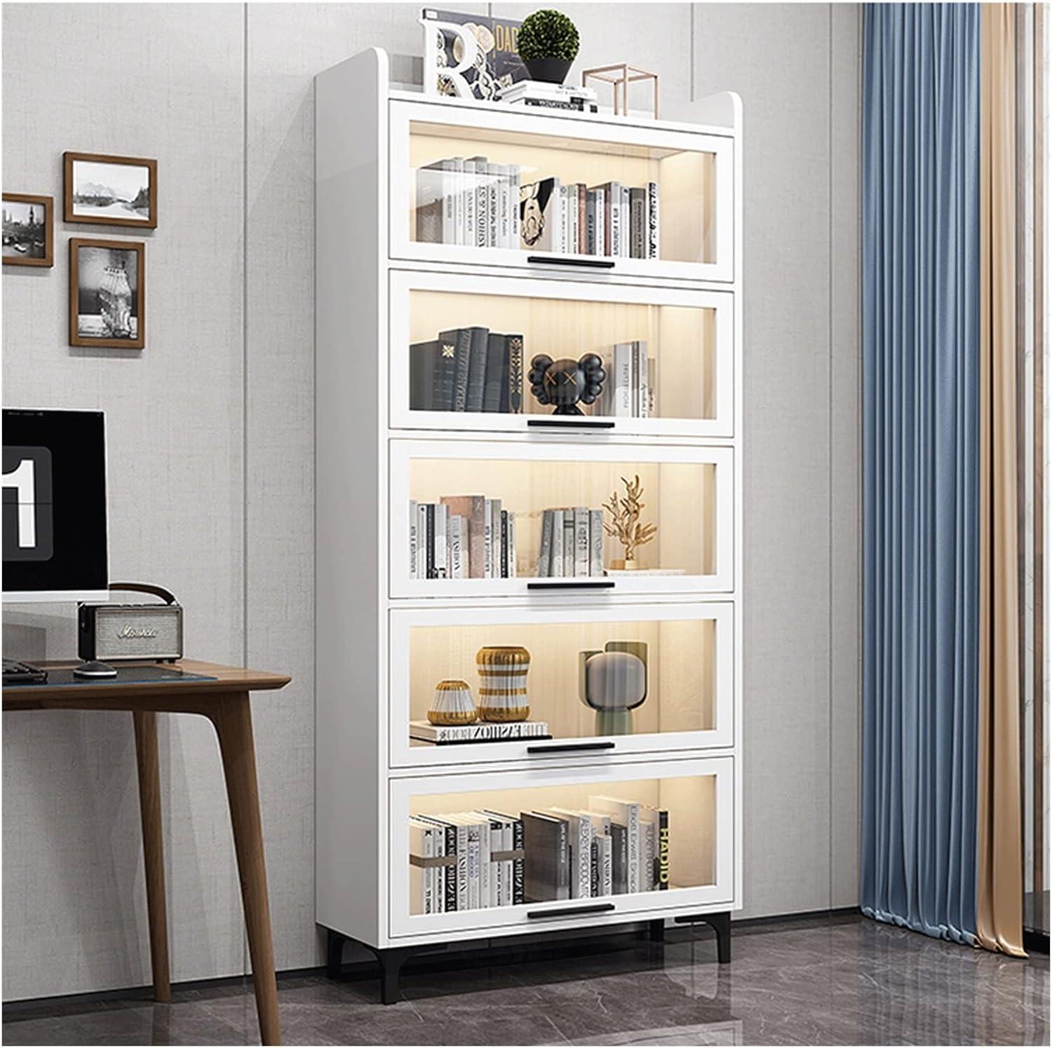Maximizing Space And Style With A Modern Dust Proof Bookshelf Rack