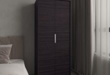 Maximizing Space And Style With A Sleek Freestanding Black Armoire