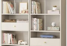 Maximizing Space And Style With A Versatile 3 5 Tier Rotating Bookshelf
