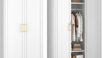 Maximizing Space And Style With A Versatile 71 Metal Wardrobe Closet