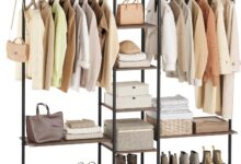 Maximizing Space And Style With Songmics Home Freestanding Wardrobe