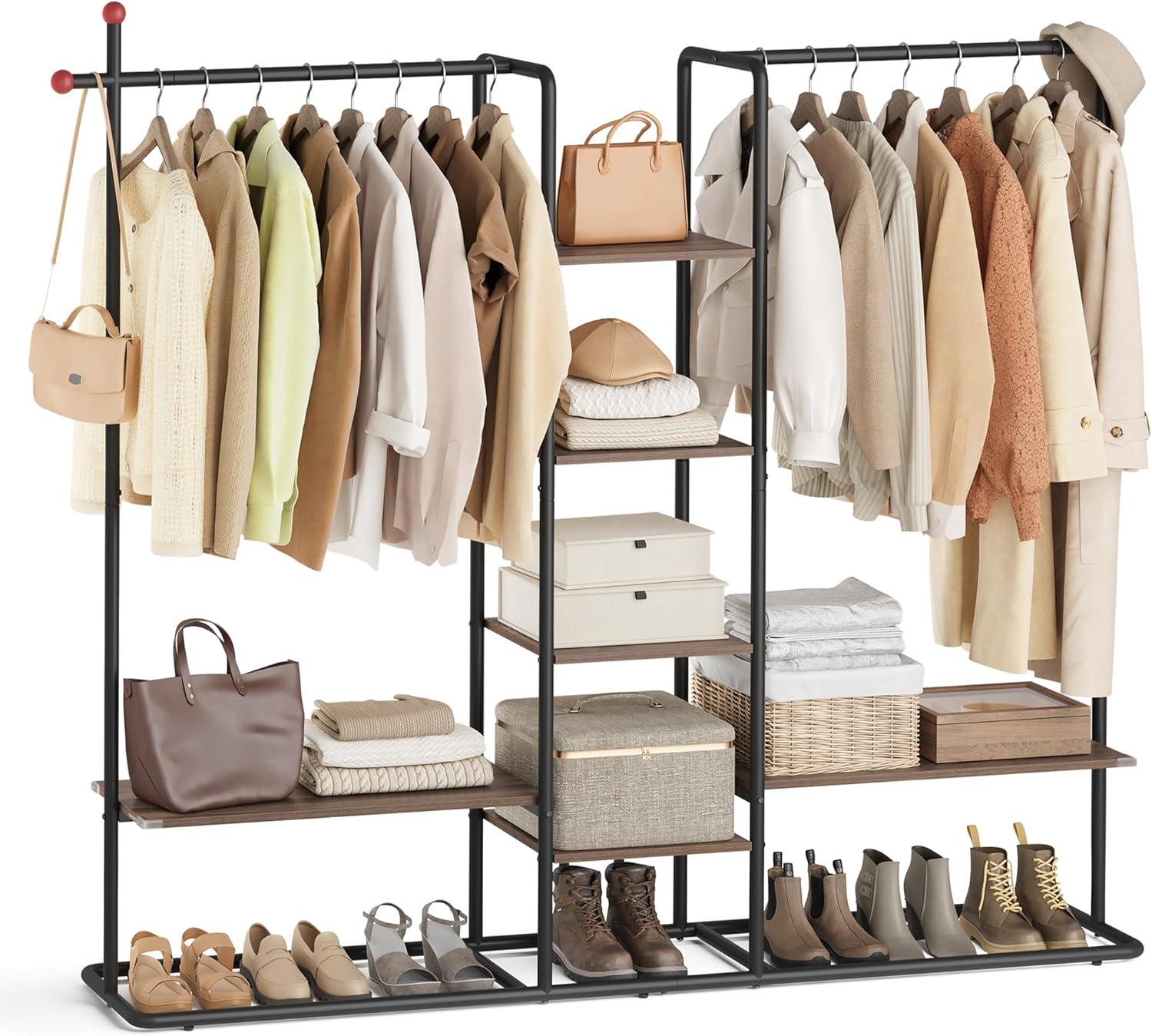 Maximizing Space And Style With Songmics Home Freestanding Wardrobe