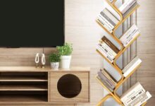 Maximizing Space And Style With The 8 Tier Bamboo Tree Bookshelf