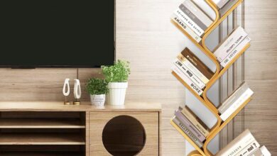 Maximizing Space And Style With The 8 Tier Bamboo Tree Bookshelf