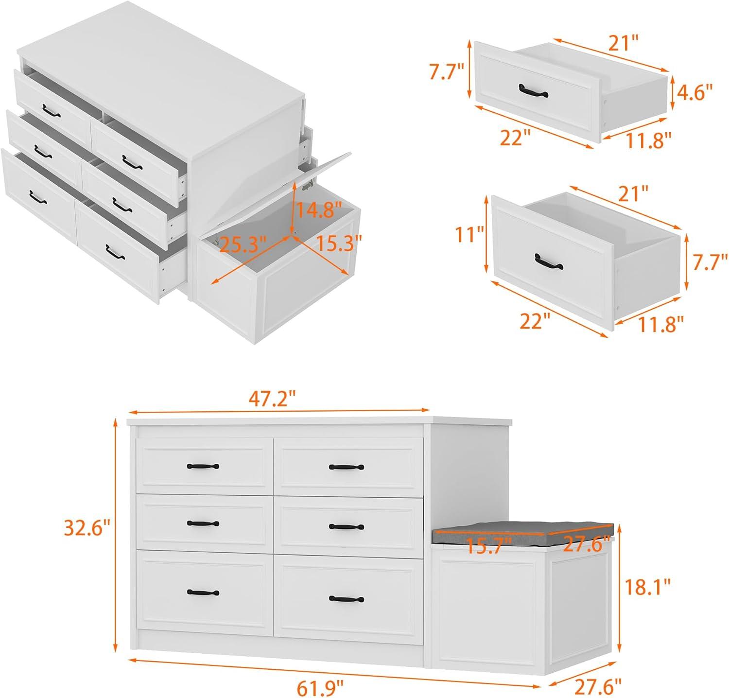 Maximizing Space and Style with the ECACAD Closet island⁤ & Bench