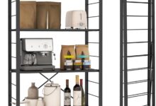 Maximizing Space And Style With The Goflame 4 Tier Folding Bookshelf