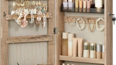 Maximizing Space And Style With The Songmics Mirror Jewelry Cabinet