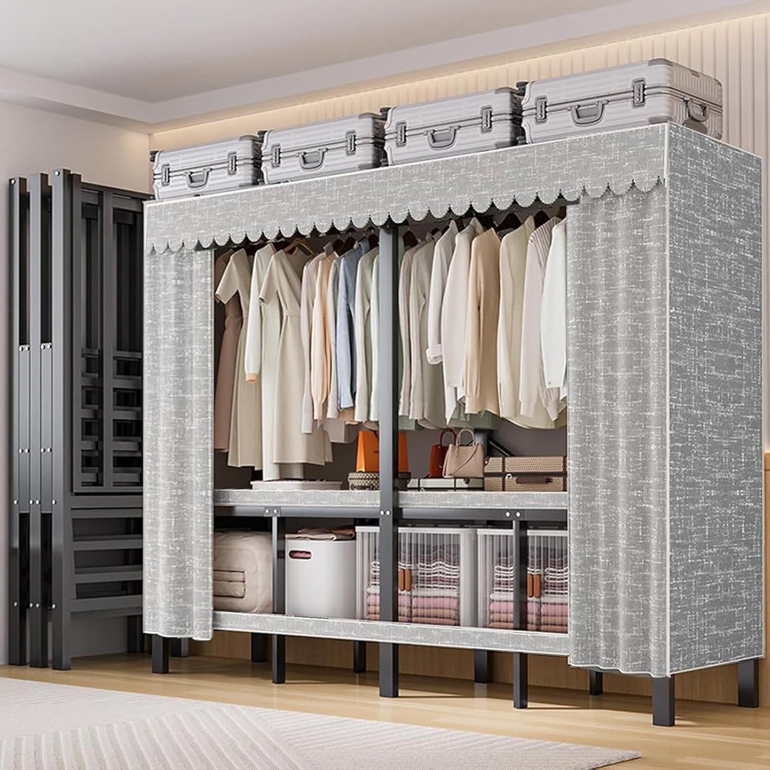 Maximizing Space With A Foldable Heavy Duty Portable Closet System