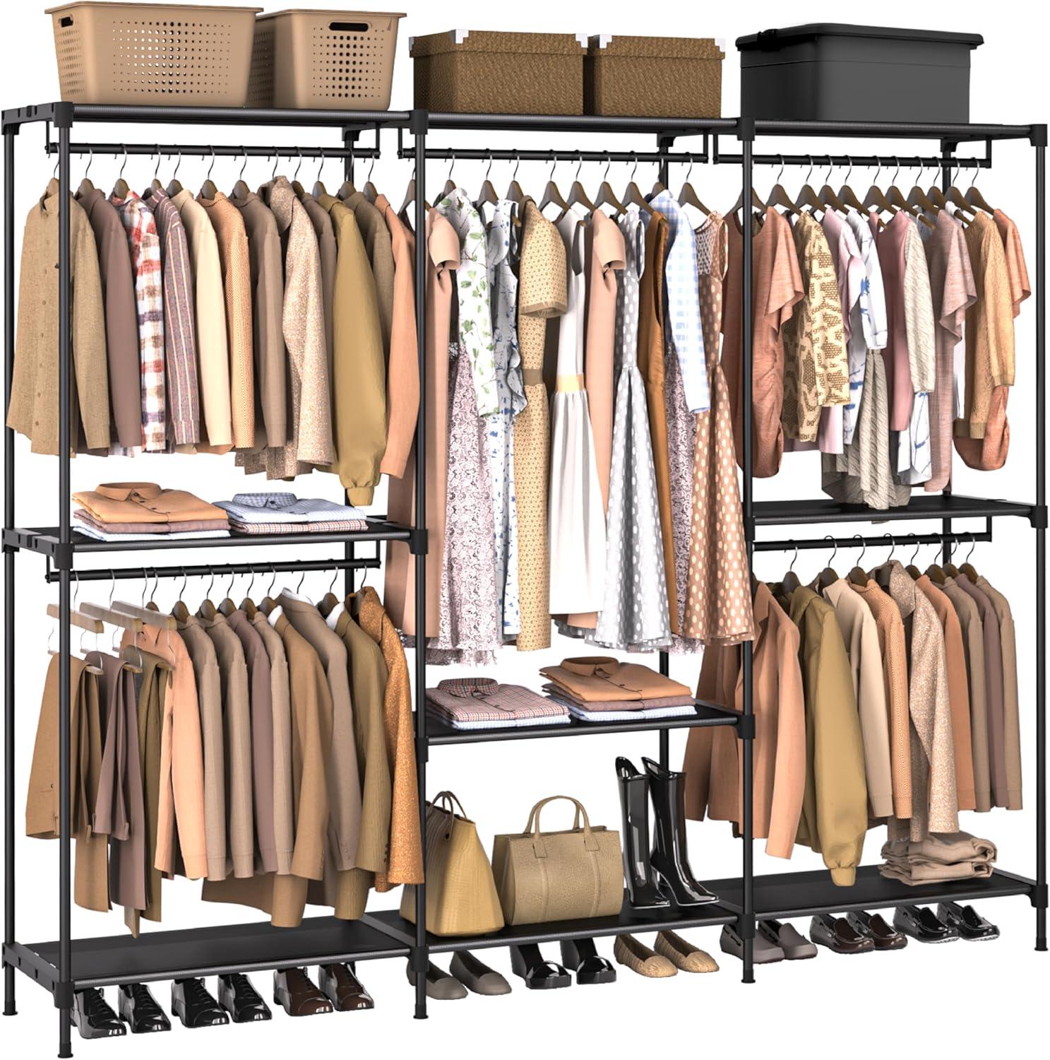 Maximizing Space With A Portable Closet Storage And Stability Combined