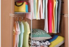 Maximizing Space With A Portable Dustproof Non Woven Fabric Wardrobe